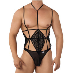 CandyMan Body Dentelle Flora Noir